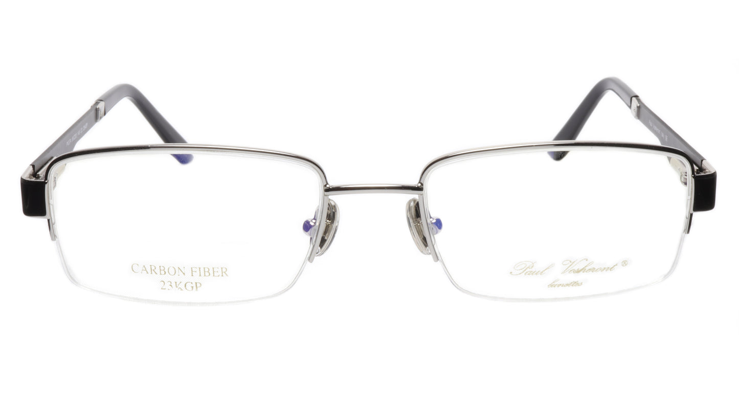Paul Vosheront Eyeglasses Frame PV374 C2 Gold Plated Acetate Italy 56-20-145 33 - Frame Bay