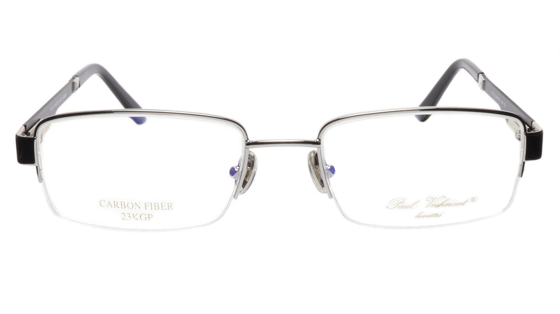 Paul Vosheront Eyeglasses Frame PV374 C2 Gold Plated Acetate Italy 56-20-145 33 - Frame Bay
