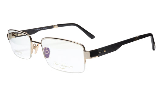 Paul Vosheront Eyeglasses Frame PV374 C1 Gold Plated Acetate Italy 56-20-145 33 - Frame Bay