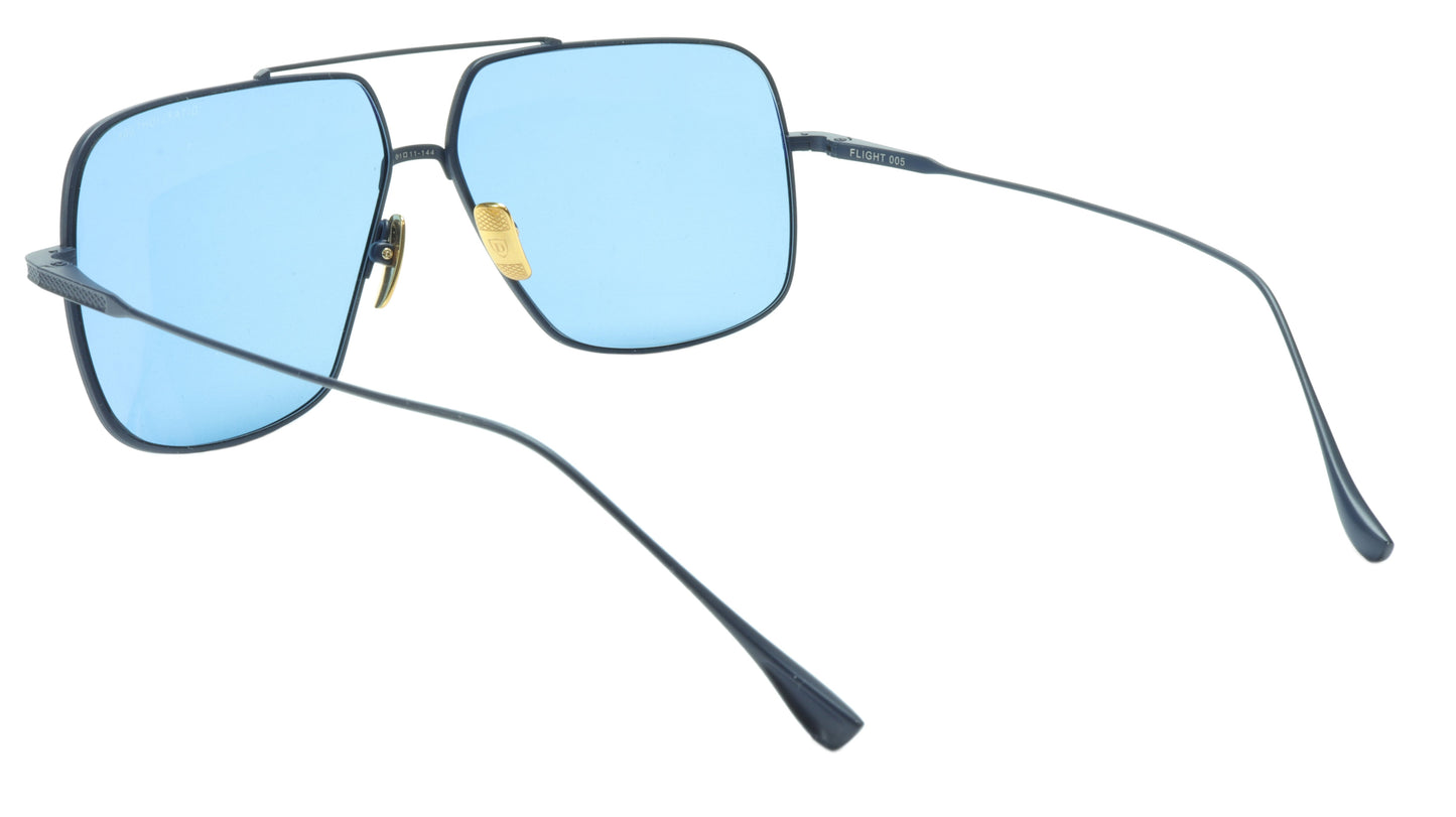 DITA Flight 005 Sunglasses 7805-E-NVY Titanium Aviator Navy Japan 61-11-144, 50 - Frame Bay