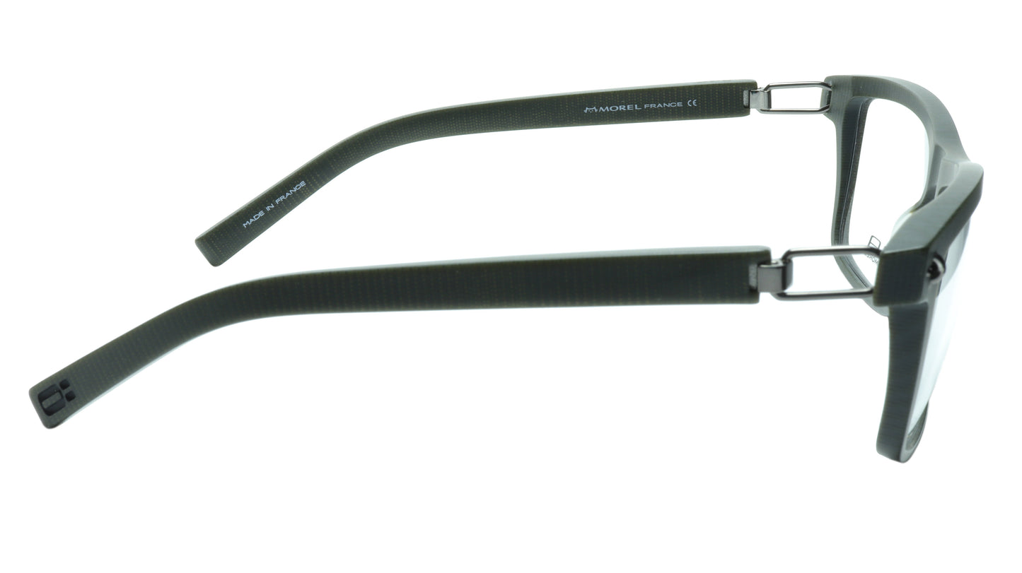OGA Morel Eyeglasses Frame 7951O VG031 Acetate Dark Green France 56-16-130, 38 - Frame Bay