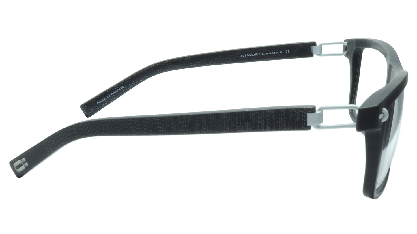 OGA Morel Eyeglasses Frame 7951O GW033 Acetate Grey White France 56-16-130, 38 - Frame Bay
