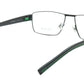 OGA Morel Eyeglasses Frame 7921O NN040 Metal Acetate Green France 57-16-140, 36 - Frame Bay