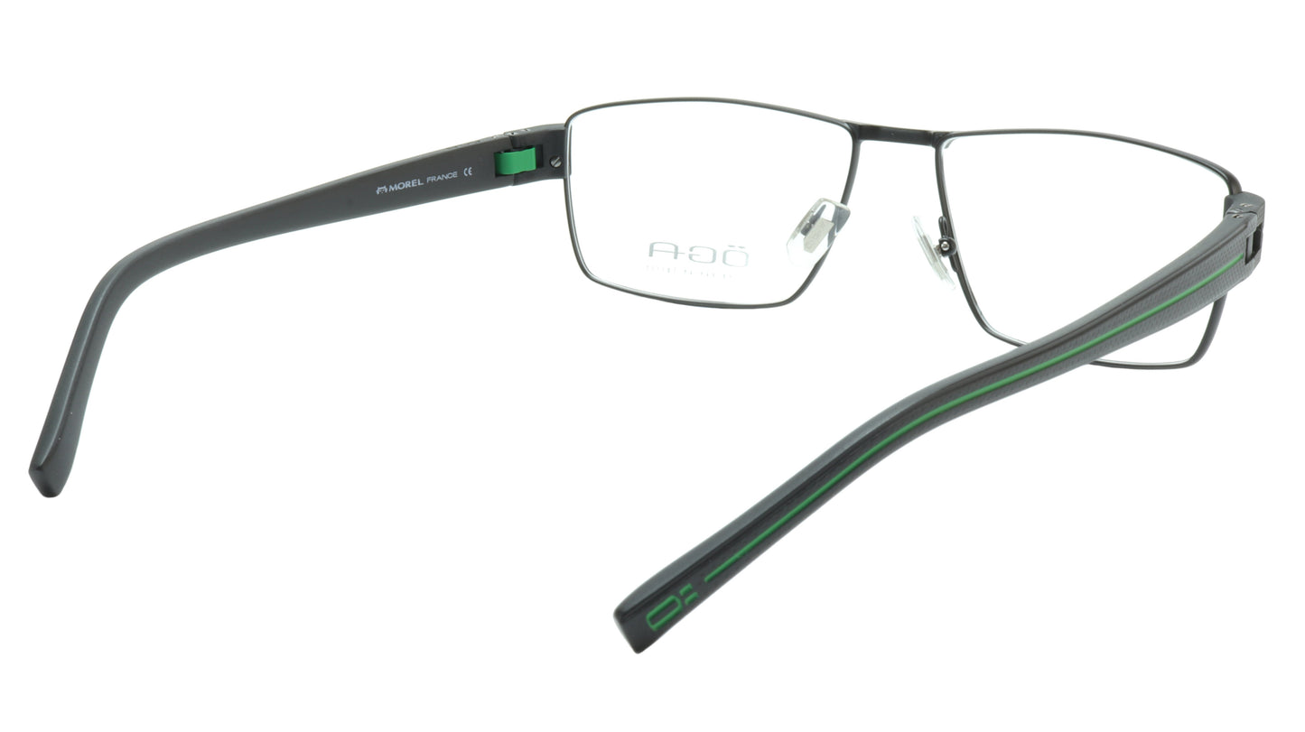 OGA Morel Eyeglasses Frame 7921O NN040 Metal Acetate Green France 57-16-140, 36 - Frame Bay