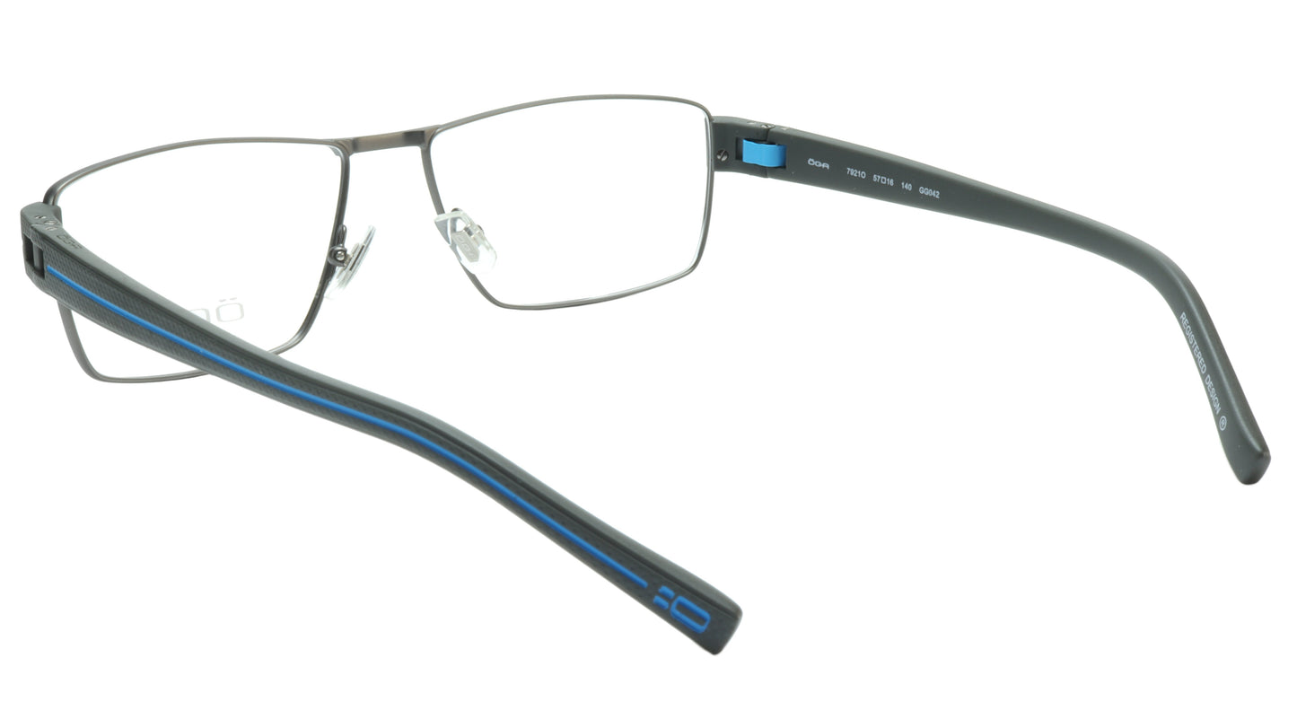 OGA Morel Eyeglasses Frame 7921O GG042 Metal Acetate Blue France 57-16-140, 36 - Frame Bay