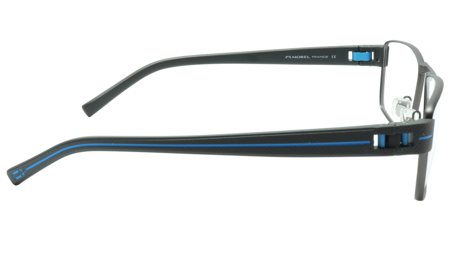 OGA Morel Eyeglasses Frame 7921O GG042 Metal Acetate Blue France 57-16-140, 36 - Frame Bay