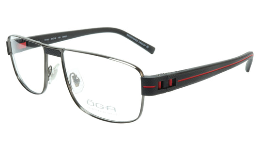OGA Morel Eyeglasses Frame 7918O GN021 Metal Acetate Red France 55-16-135, 37 - Frame Bay