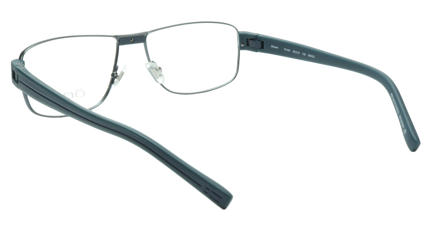 OGA Morel Eyeglasses Frame 7918O BB022 Metal Acetate Dark France 55-16-135, 37 - Frame Bay