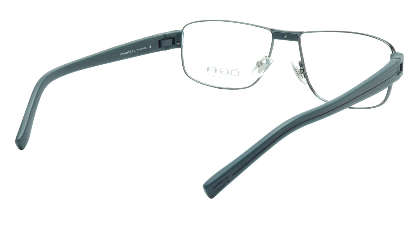 OGA Morel Eyeglasses Frame 7918O BB022 Metal Acetate Dark France 55-16-135, 37 - Frame Bay