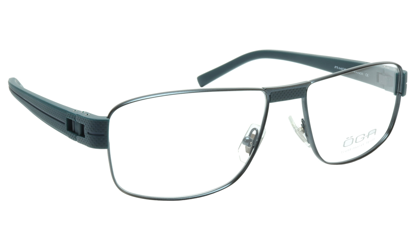 OGA Morel Eyeglasses Frame 7918O BB022 Metal Acetate Dark France 55-16-135, 37 - Frame Bay