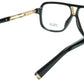 ZILLI Eyeglasses Frame Titanium Acetate Black Gold France Made ZI 60019 C01 - Frame Bay