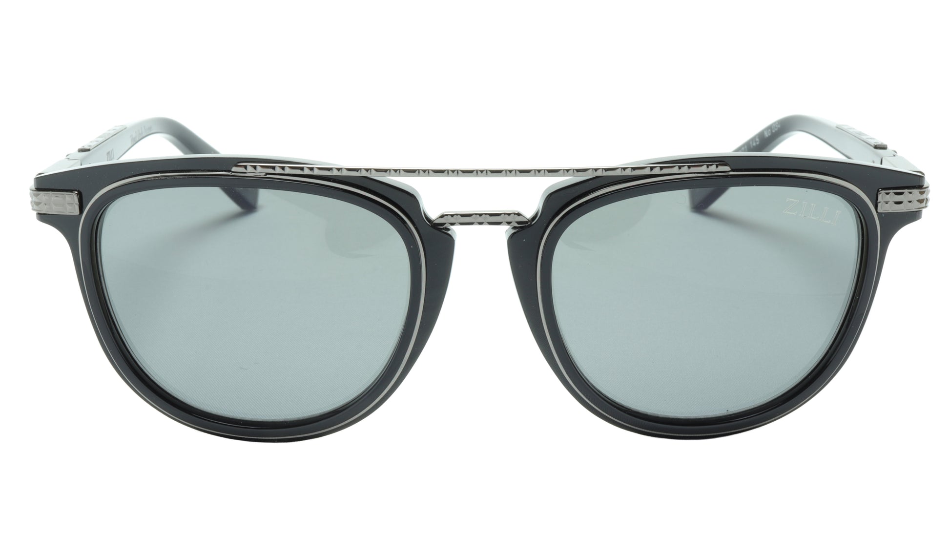 ZILLI Sunglasses Titanium Acetate Black Gunmetal Polarized France ZI 65019 C02 - Frame Bay