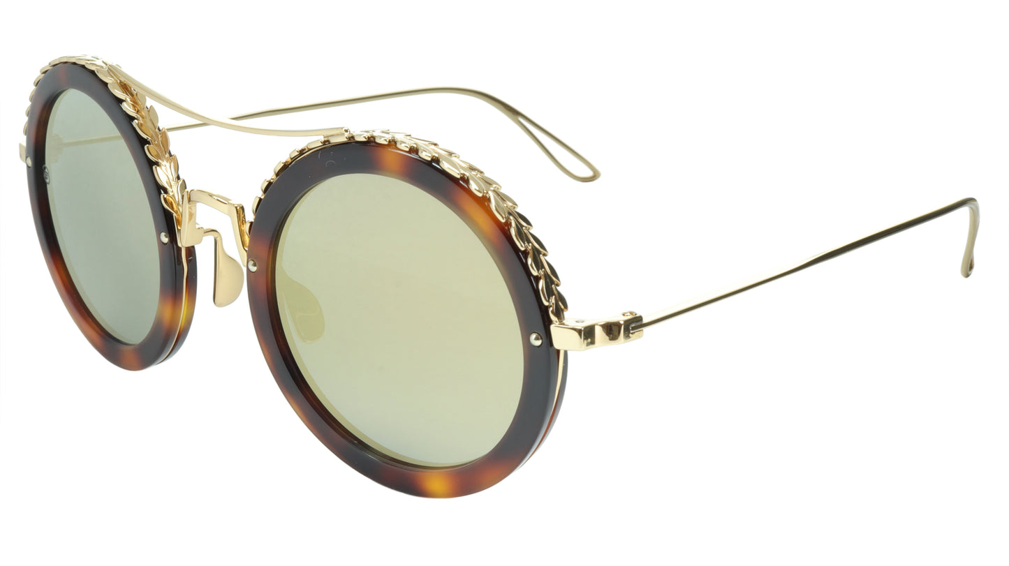 Ellie Saab Sunglasses ES 001/S 06JO3 Acetate Metal Italy Made 48-27-145 - Frame Bay