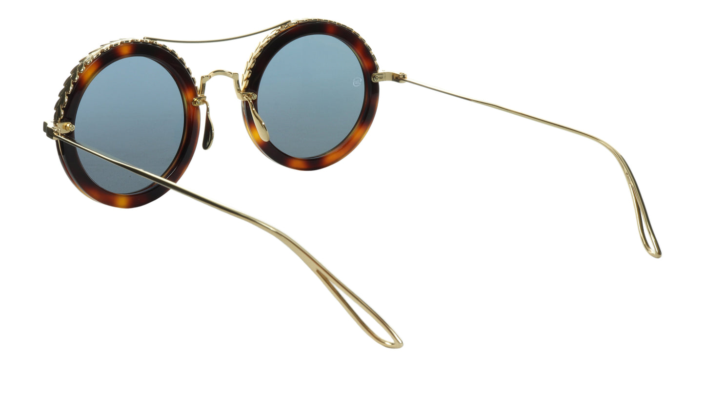 Ellie Saab Sunglasses ES 001/S 06JO3 Acetate Metal Italy Made 48-27-145 - Frame Bay