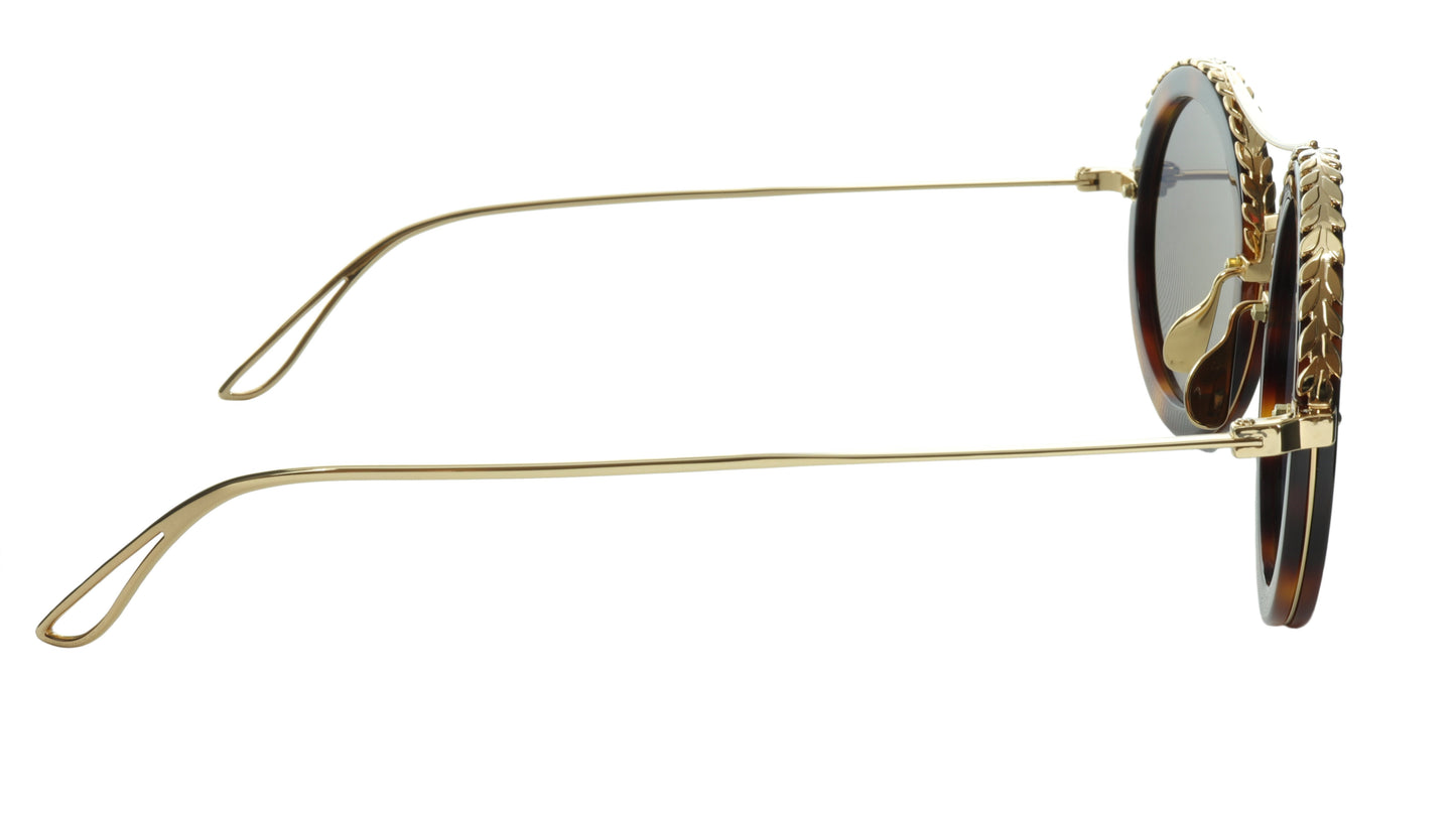 Ellie Saab Sunglasses ES 001/S 06JO3 Acetate Metal Italy Made 48-27-145 - Frame Bay