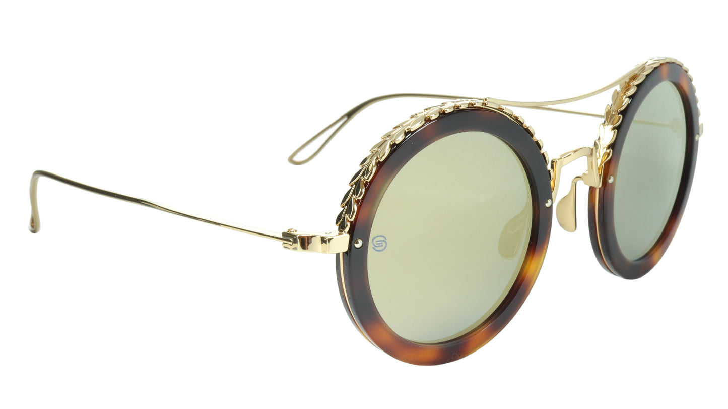 Ellie Saab Sunglasses ES 001/S 06JO3 Acetate Metal Italy Made 48-27-145 - Frame Bay