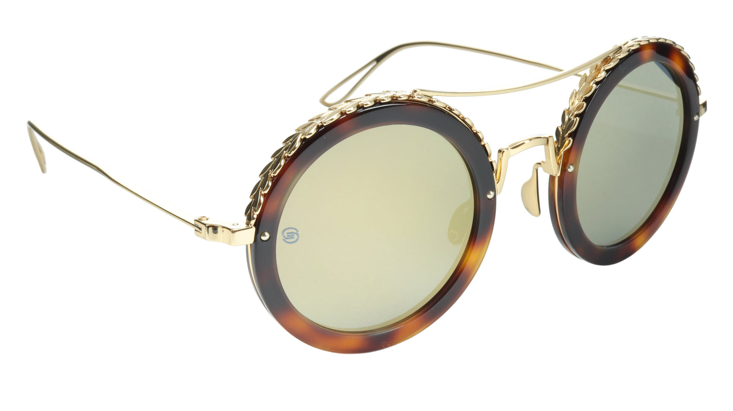 Ellie Saab Sunglasses ES 001/S 06JO3 Acetate Metal Italy Made 48-27-145 - Frame Bay