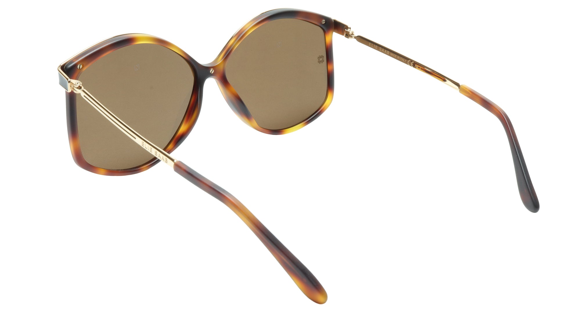 Ellie Saab Sunglasses ES 023/G/S N9P03 Acetate Metal Italy Made 61-14-140 - Frame Bay