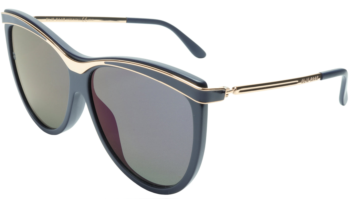 Ellie Saab Sunglasses ES 024/G/S PJPQQ Acetate Metal Italy Made 61-13-140 - Frame Bay