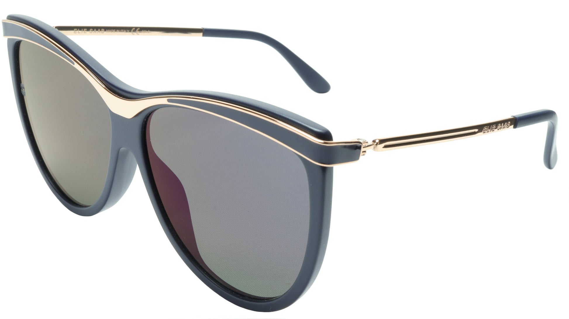 Ellie Saab Sunglasses ES 024/G/S PJPQQ Acetate Metal Italy Made 61-13-140 - Frame Bay