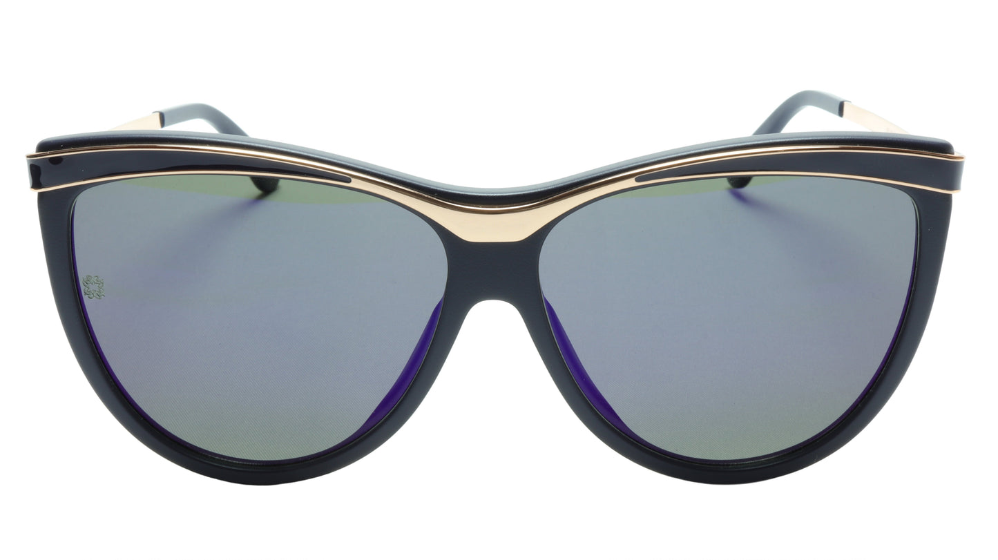 Ellie Saab Sunglasses ES 024/G/S PJPQQ Acetate Metal Italy Made 61-13-140 - Frame Bay