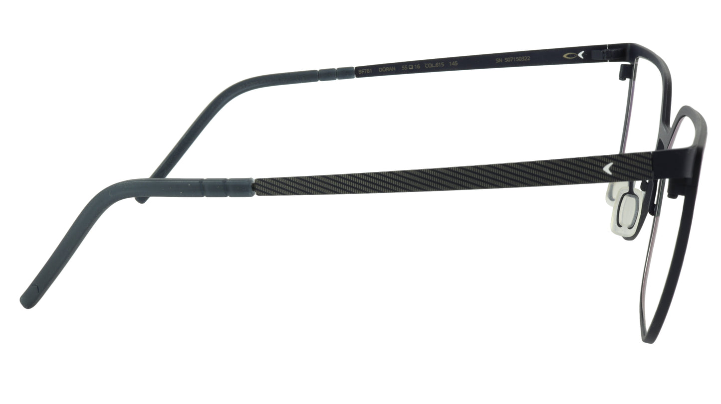 Blackfin Doran BF781 C615 Beta-Titanium Bio-compatible Italy Made Eyeglasses - Frame Bay