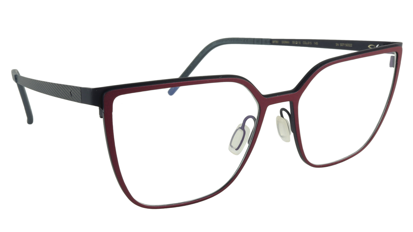 Blackfin Doran BF781 C615 Beta-Titanium Bio-compatible Italy Made Eyeglasses - Frame Bay