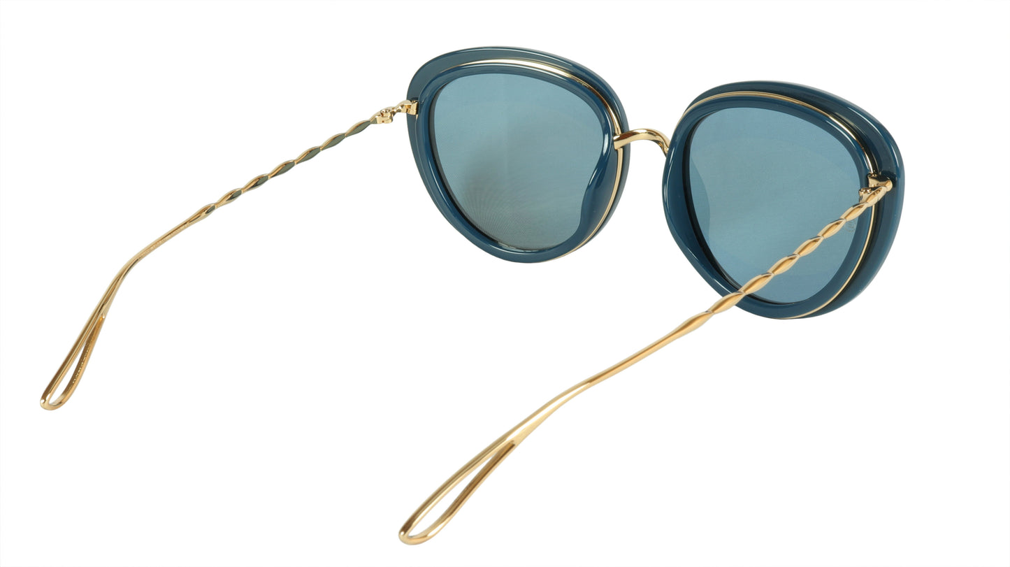 Ellie Saab Sunglasses ES 007/S MR88N Acetate Metal Italy Made 53-20-140 - Frame Bay