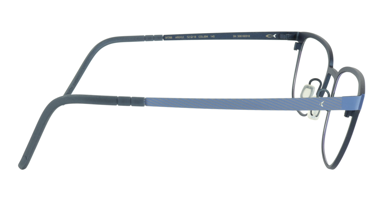 Blackfin Argyle BF788 C694 Beta-Titanium Bio-compatible Italy Made Eyeglasses - Frame Bay