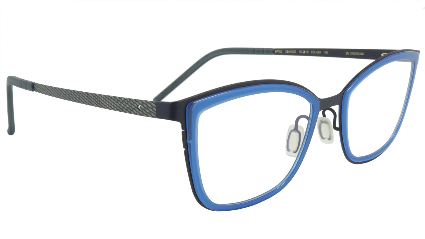 Blackfin Searose BF792 C669 Beta-Titanium Bio-compatible Italy Made Eyeglasses - Frame Bay