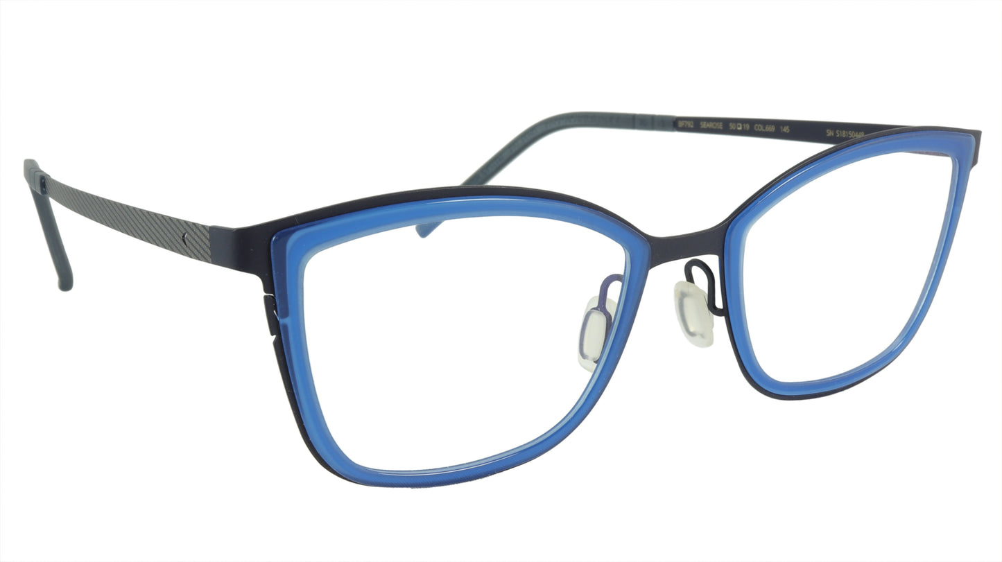 Blackfin Searose BF792 C669 Beta-Titanium Bio-compatible Italy Made Eyeglasses - Frame Bay