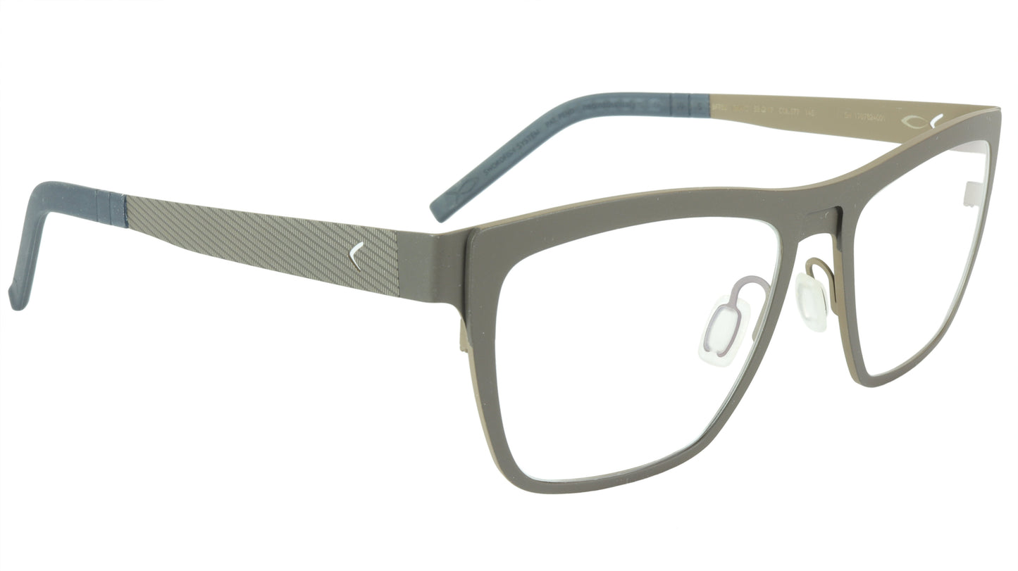 Blackfin Grays BF752 C577 Beta-Titanium Bio-compatible Italy Made Eyeglasses - Frame Bay