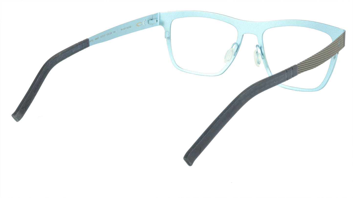 Blackfin Grays BF752 C528 Beta-Titanium Bio-compatible Italy Made Eyeglasses - Frame Bay