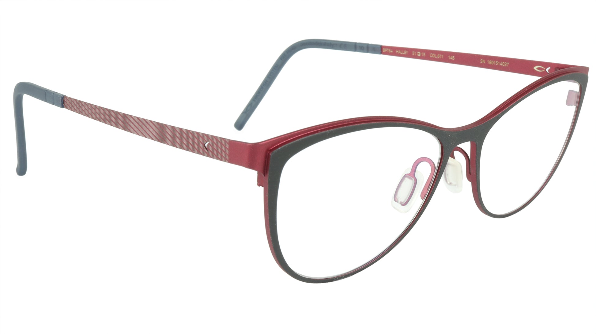 Blackfin Halley BF764 C611 Beta-Titanium Bio-compatible Italy Made Eyeglasses - Frame Bay