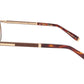 ZILLI Sunglasses Titanium Acetate Leather Gradient France Handmade ZI 65043 C02
