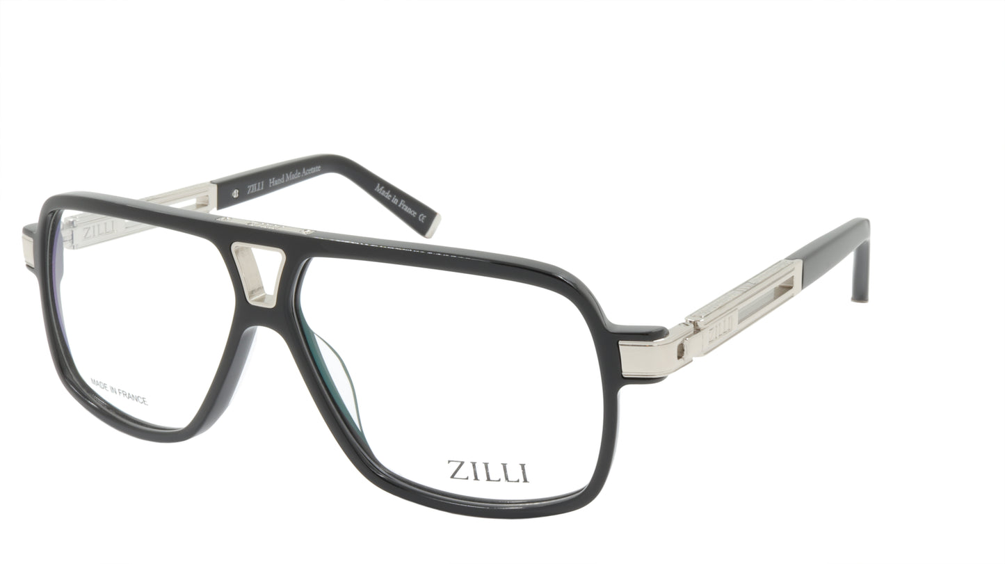 ZILLI Eyeglasses Frame Titanium Acetate France Made ZI 60048 C02