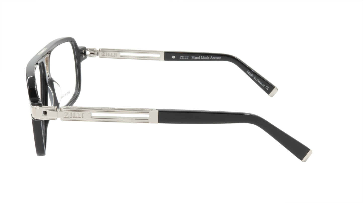 ZILLI Eyeglasses Frame Titanium Acetate France Made ZI 60048 C02