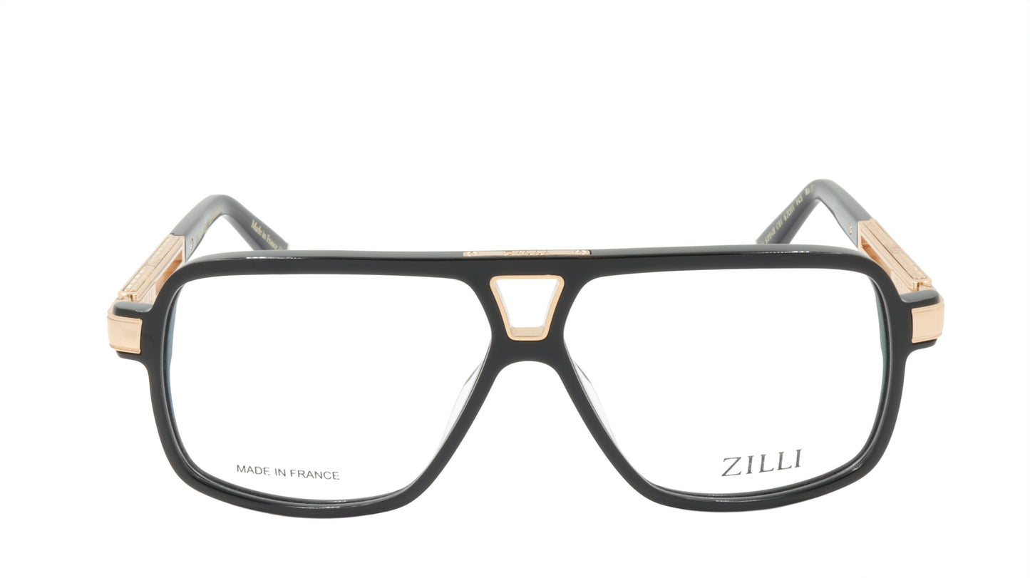 ZILLI Eyeglasses Frame Titanium Acetate France Made ZI 60048 C01