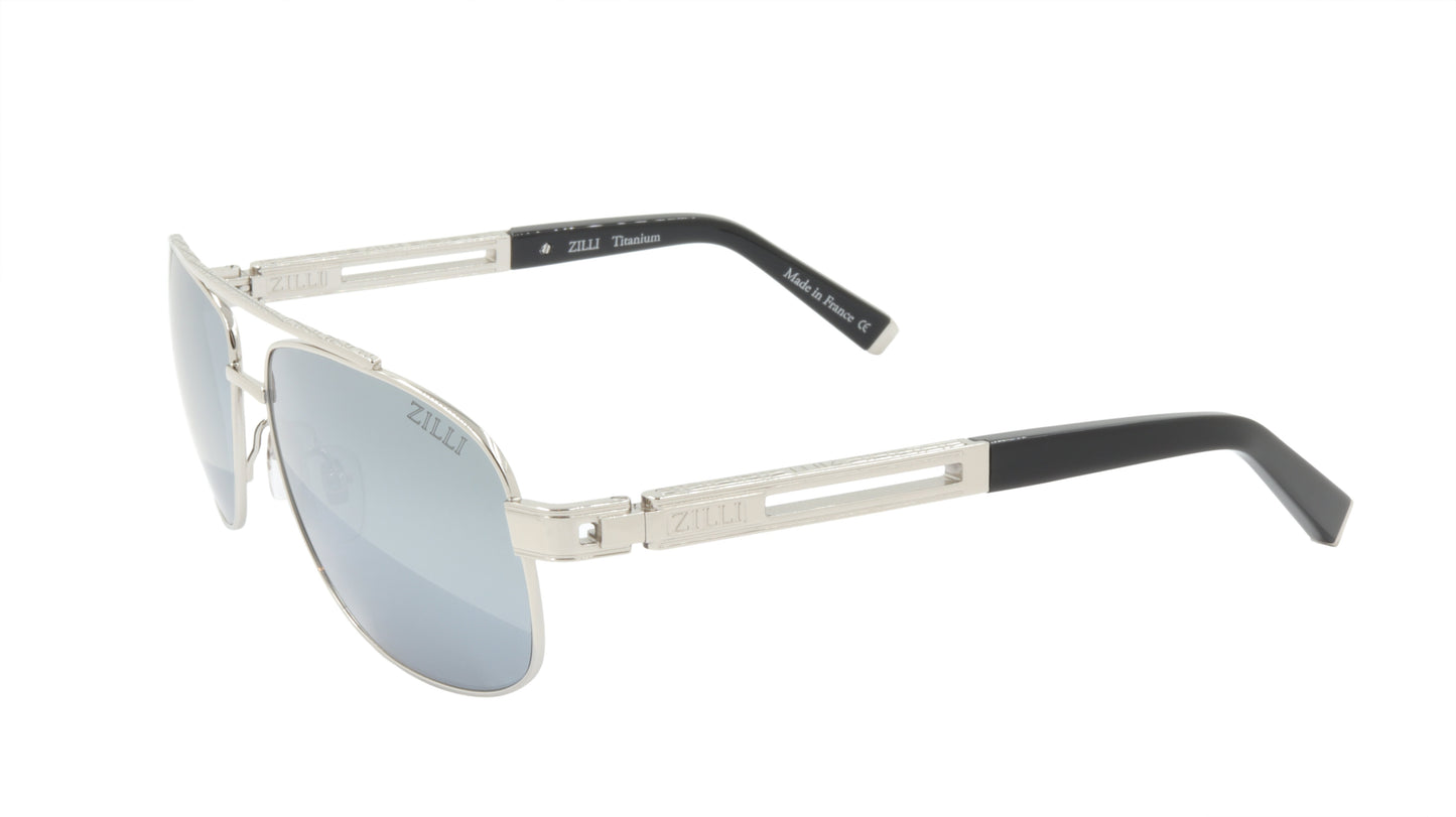 ZILLI Sunglasses Titanium Acetate Polarized France Handmade ZI 65002 C02