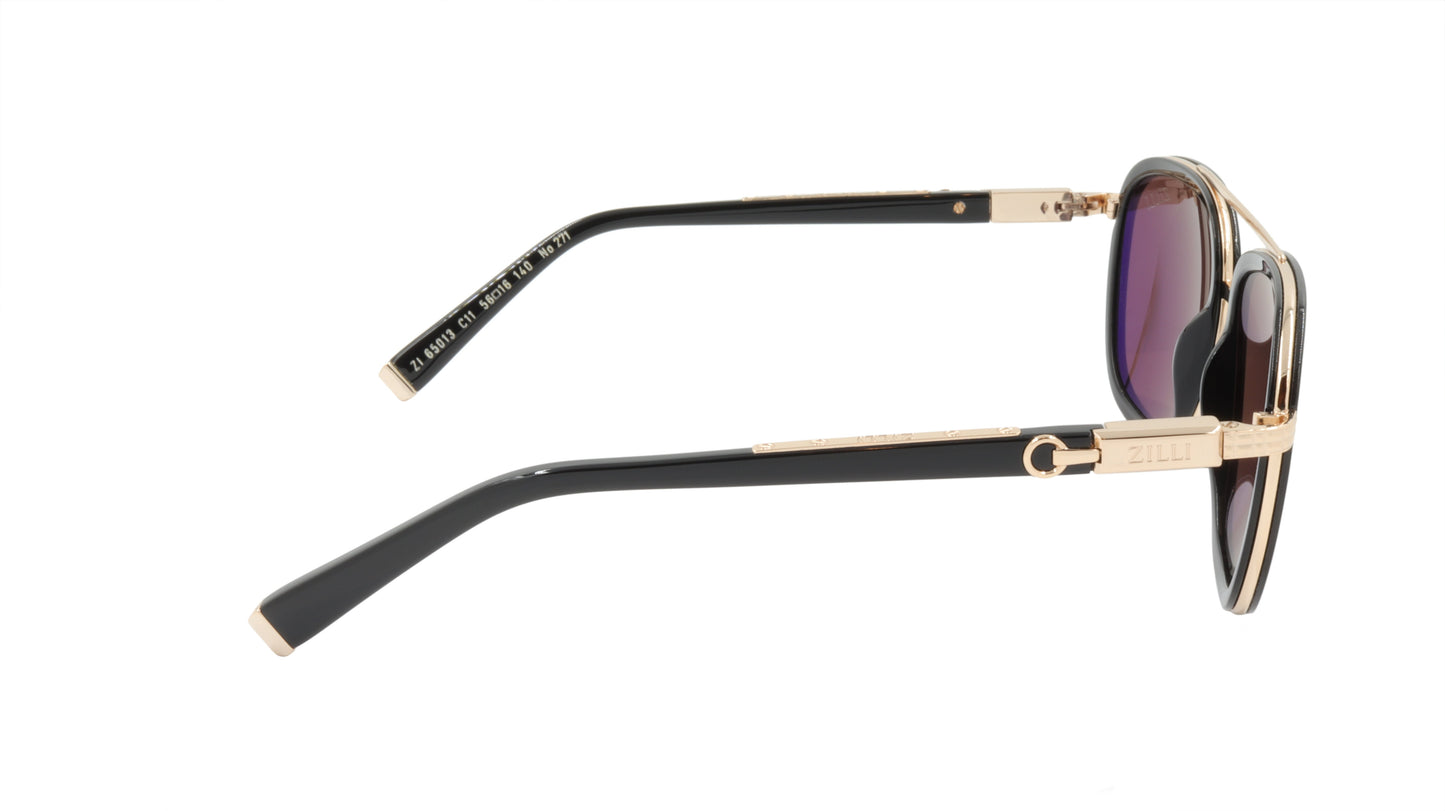 ZILLI Sunglasses Titanium Acetate Polarized France Handmade ZI 65013 C11