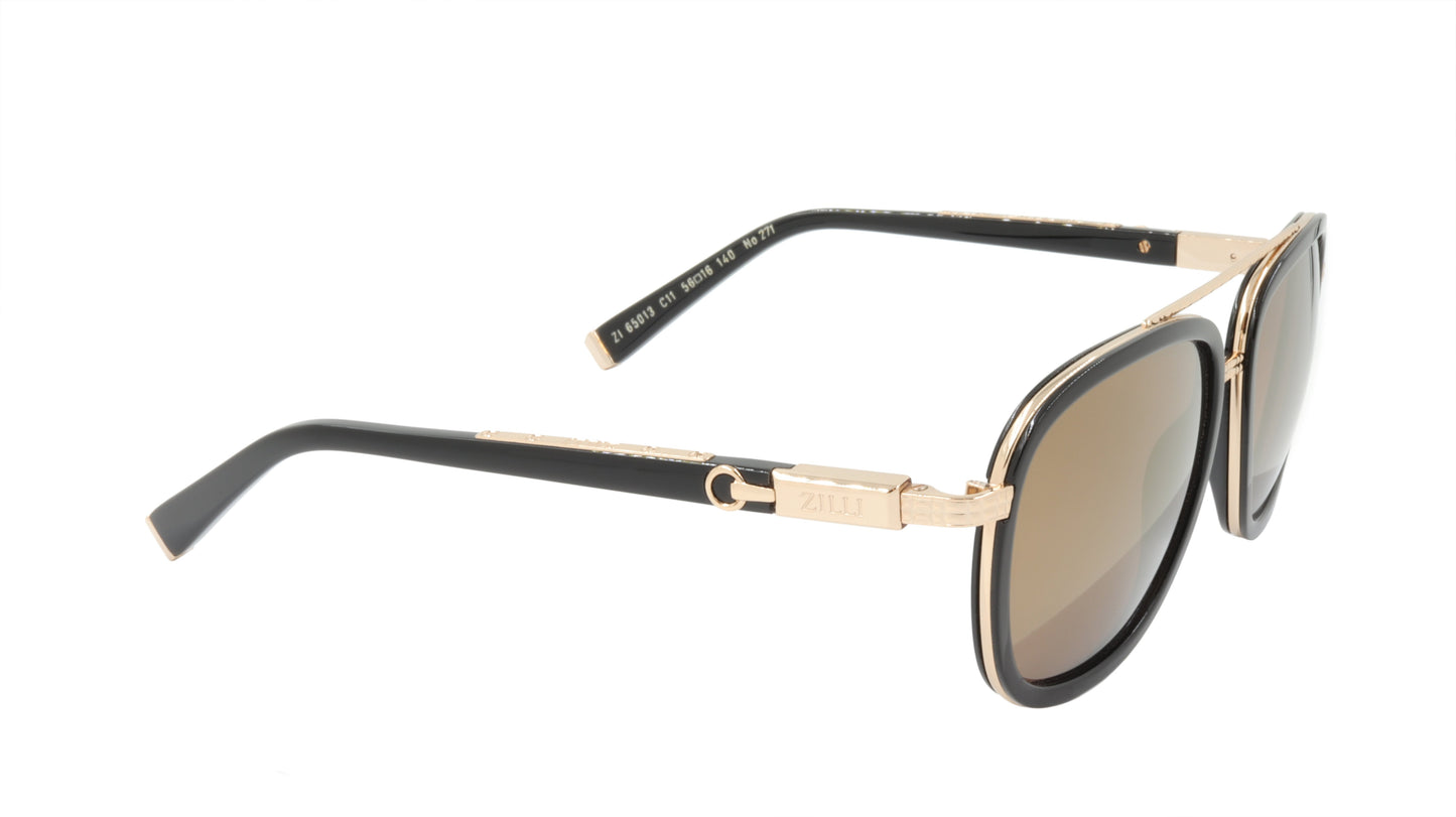 ZILLI Sunglasses Titanium Acetate Polarized France Handmade ZI 65013 C11