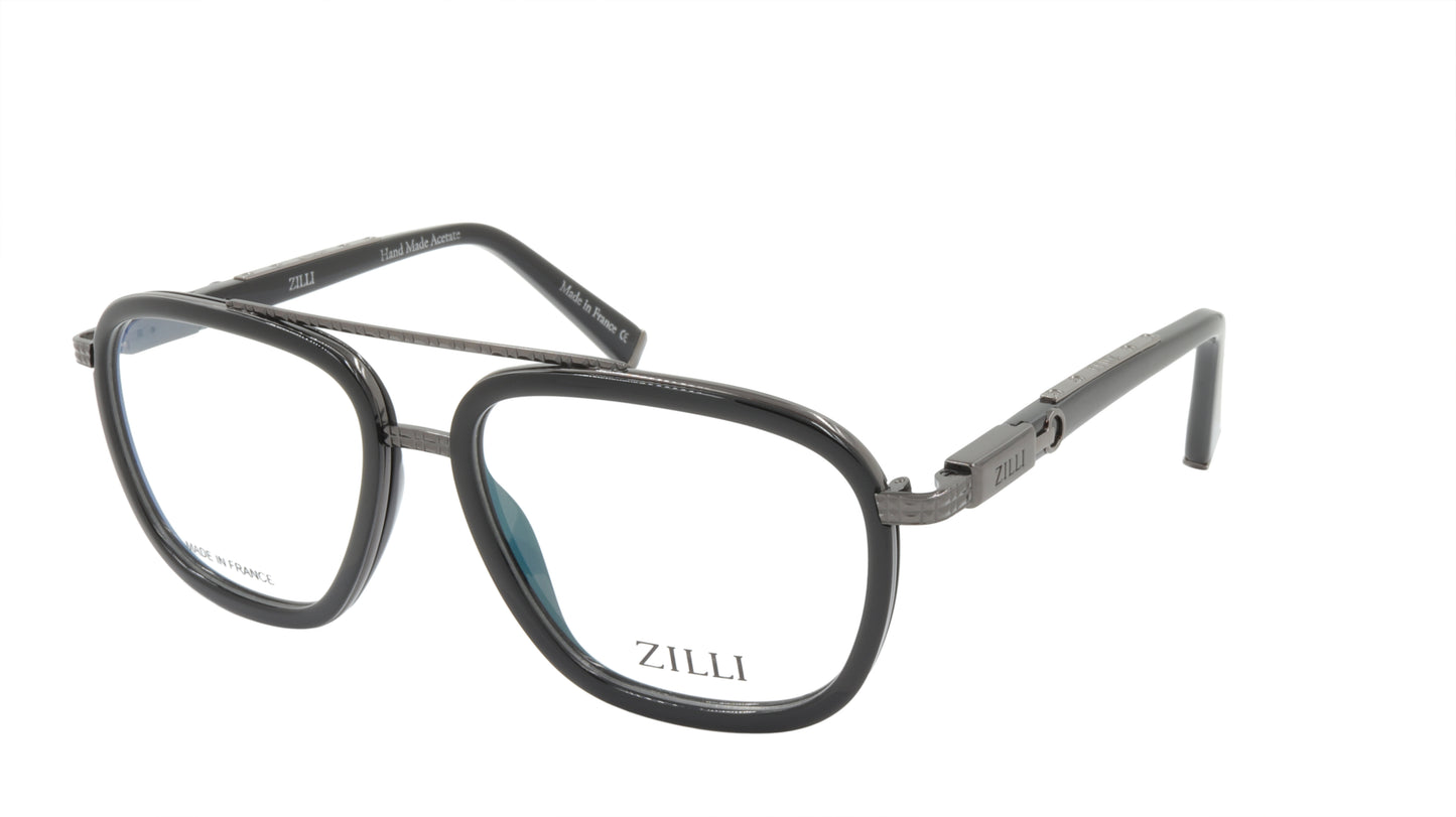 ZILLI Eyeglasses Frame Titanium Acetate France Made ZI 60016 C02