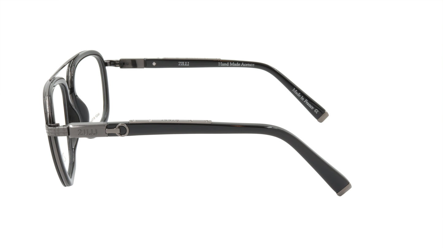 ZILLI Eyeglasses Frame Titanium Acetate France Made ZI 60016 C02