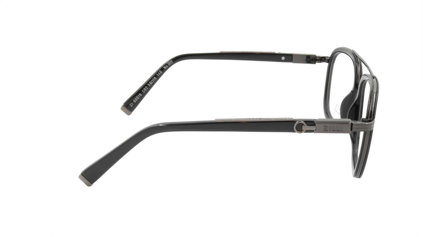 ZILLI Eyeglasses Frame Titanium Acetate France Made ZI 60016 C02