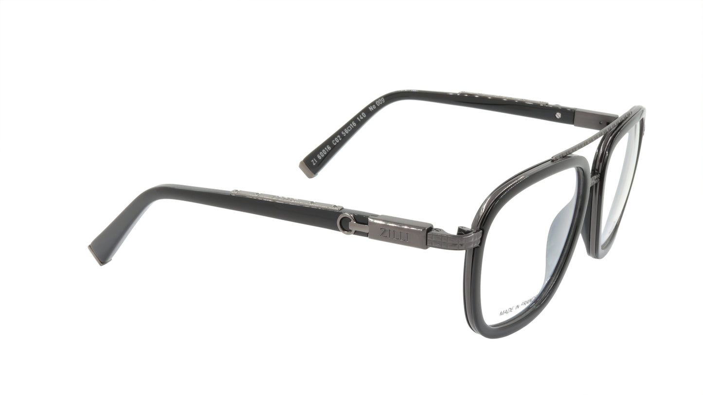 ZILLI Eyeglasses Frame Titanium Acetate France Made ZI 60016 C02