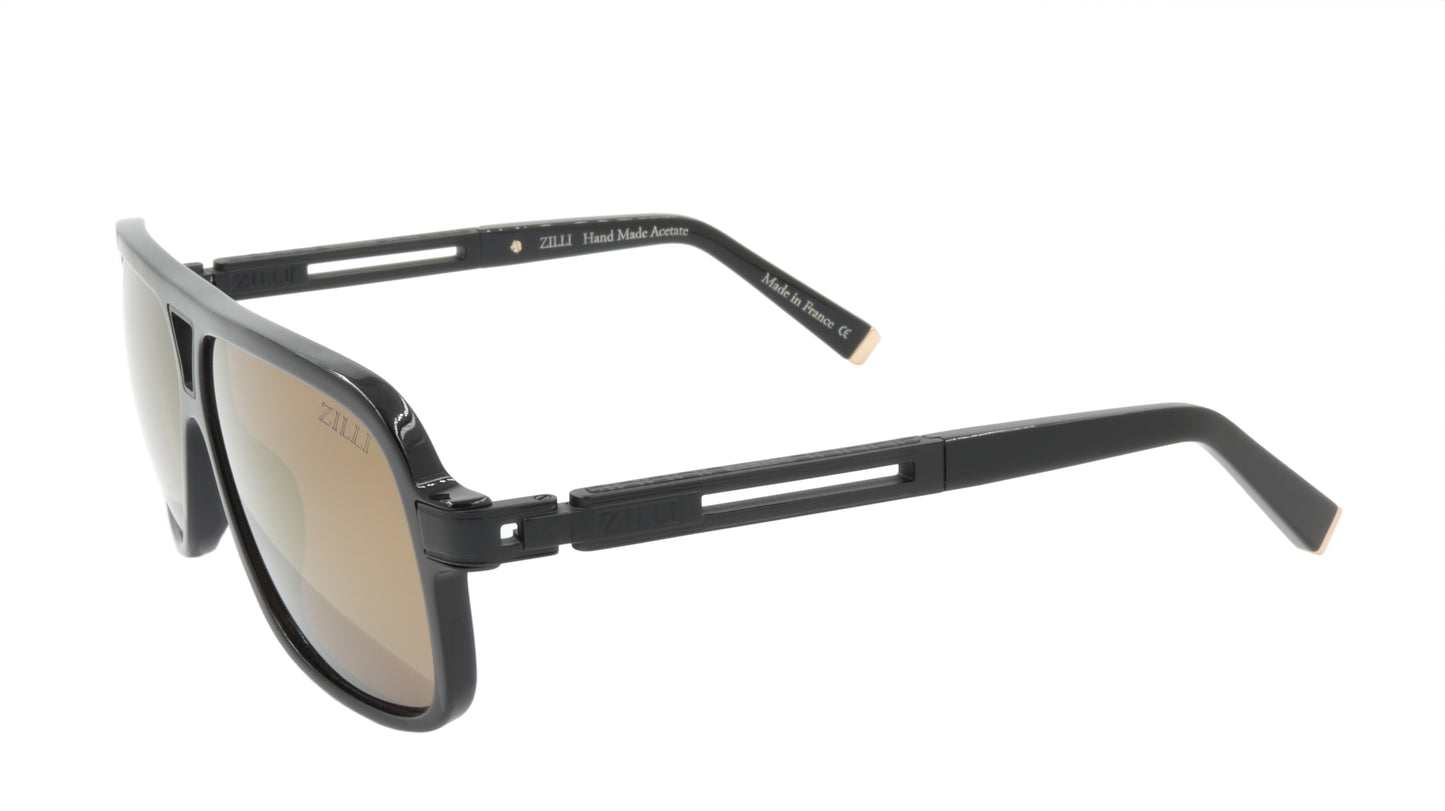 ZILLI Sunglasses Titanium Acetate Polarized France Handmade ZI 65016 C04