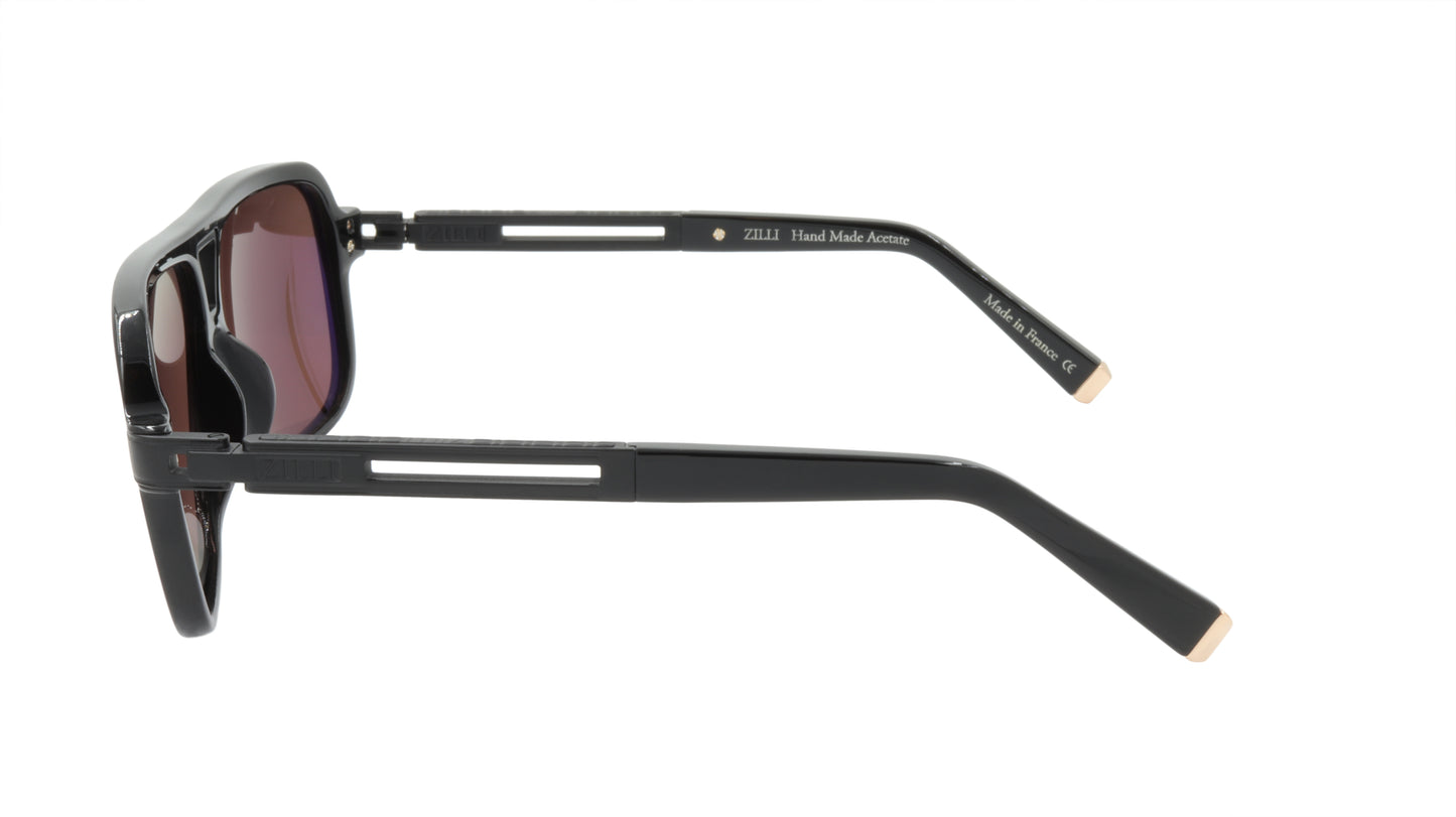 ZILLI Sunglasses Titanium Acetate Polarized France Handmade ZI 65016 C04