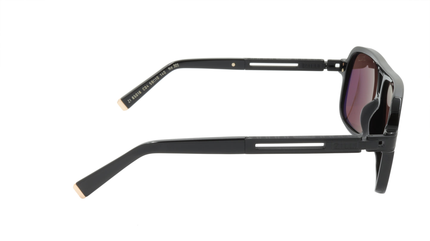 ZILLI Sunglasses Titanium Acetate Polarized France Handmade ZI 65016 C04