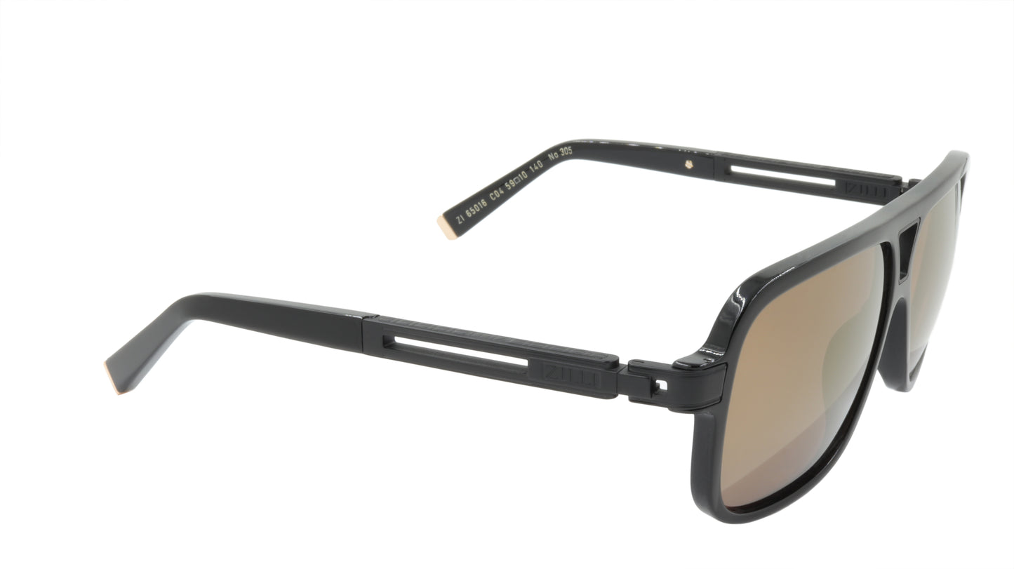 ZILLI Sunglasses Titanium Acetate Polarized France Handmade ZI 65016 C04