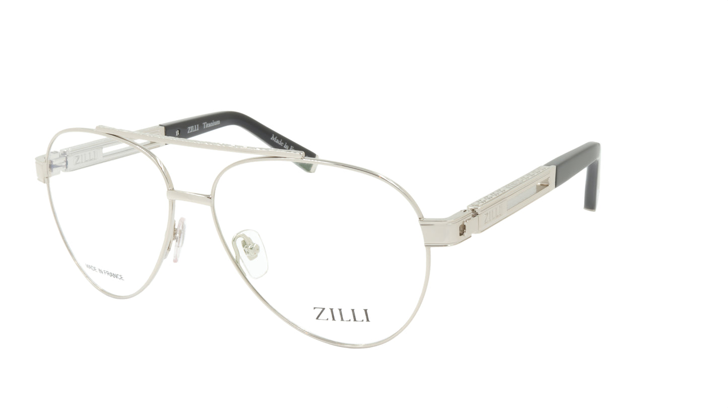 ZILLI Eyeglasses Frame Titanium Acetate France Made ZI 60006 C02